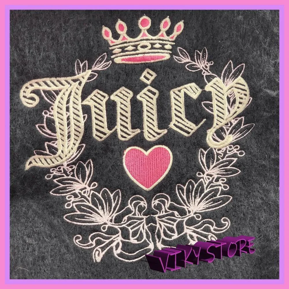 ❤️ NWT Juicy Couture Black Faux-Fur Beanie & Scarf Set Winter Chic ❤️